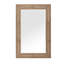 Genuine Shin Leather Accent Mirror