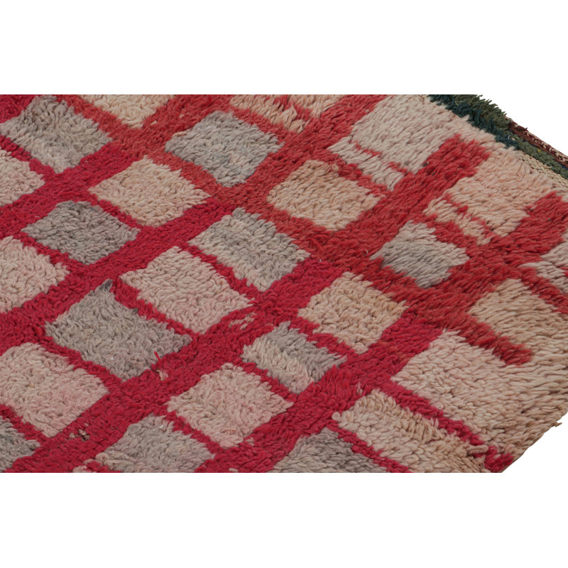 One-of-a-Kind Rectangle 4'2"x7'4" Hand Knotted Area Rug