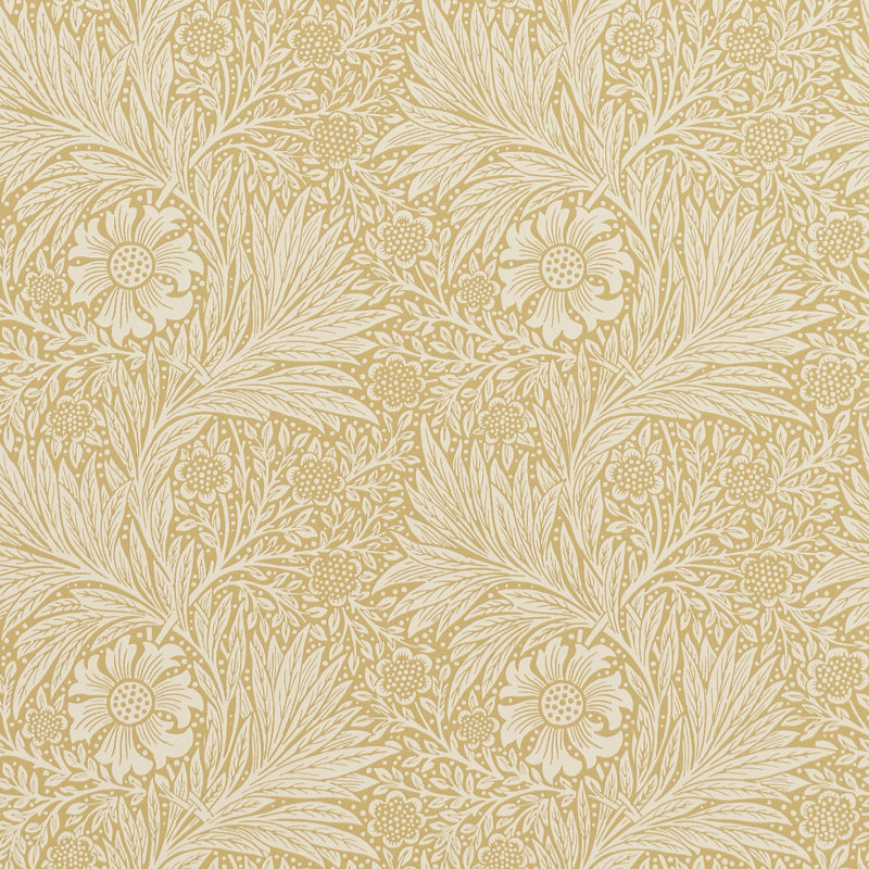 Marigold 10.05m x 52cm Matte Wallpaper Roll, Yellow