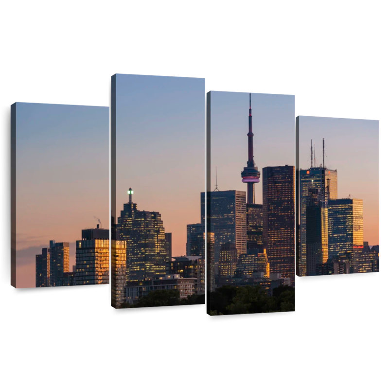 Sireci Toronto Skyscrapers, 22" H x 36" W