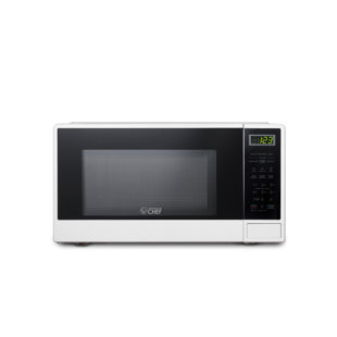 Haier 0.6 cu ft 600-Watt Countertop Microwave (White) in the Countertop  Microwaves department at