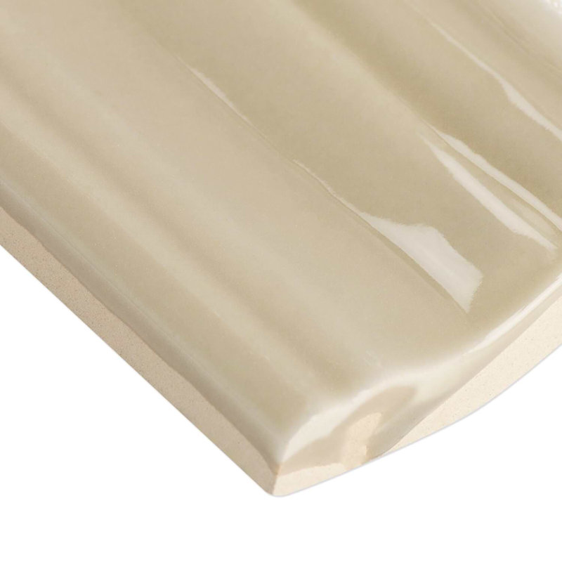 Manchester 2X12 Ceramic Chair Rail Liner, Beige