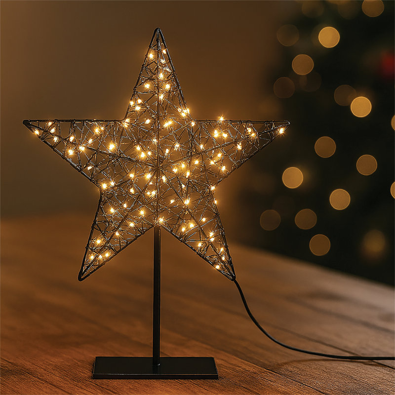 LED Indoor / Outdoor Lighted Window Décor, 44cm H x 30cm W x 9cm D