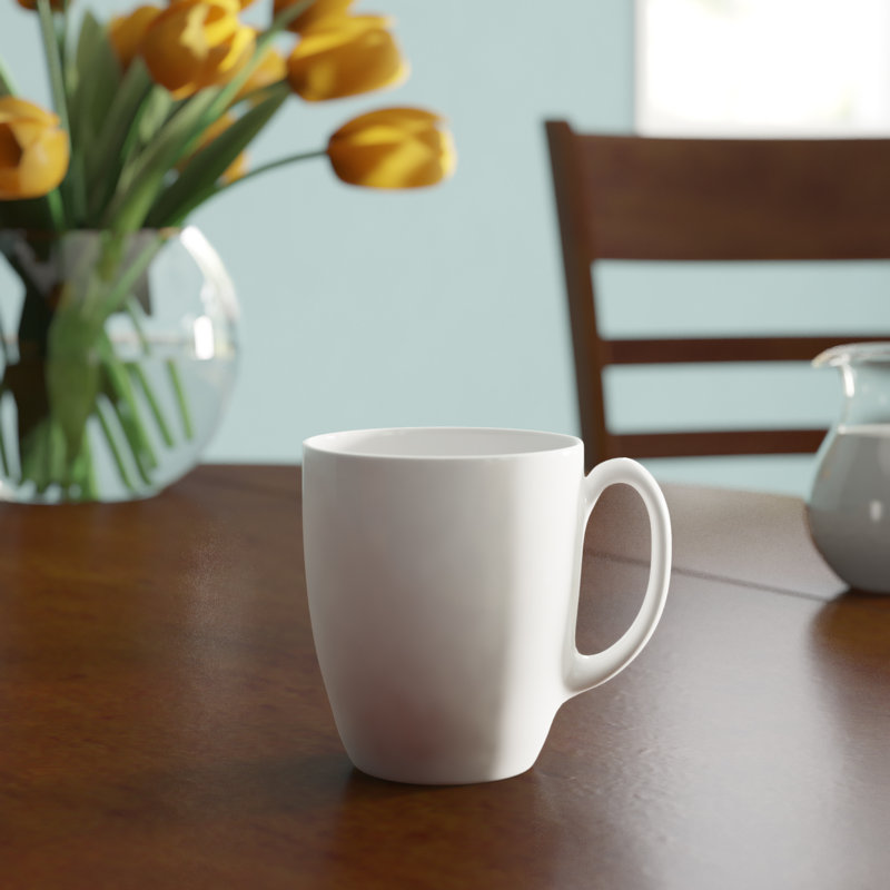 Livingware Coffee Mug, Winter Frost White