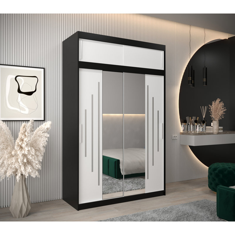 Jacaryous Closet System, Black/White