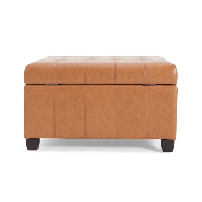 Rangement brun avec motif capitonné sophistiqué contemporain pour une utilisation pratique