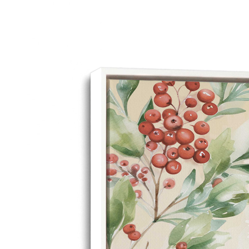 «A Lantern's Glow» par Nicole DeCamp, reproduction d'art, L 36 x H 36, Blanc, Toile avec cadre