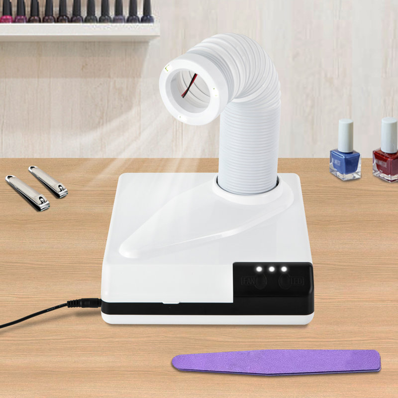 SUNYOU Nail Art Manicure Dentist's Dust Clean, aspirateur collecteur de poussière, Blanc
