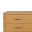 Commode 6 tiroirs avec cadre robuste pour la chambre à coucher-2142263743