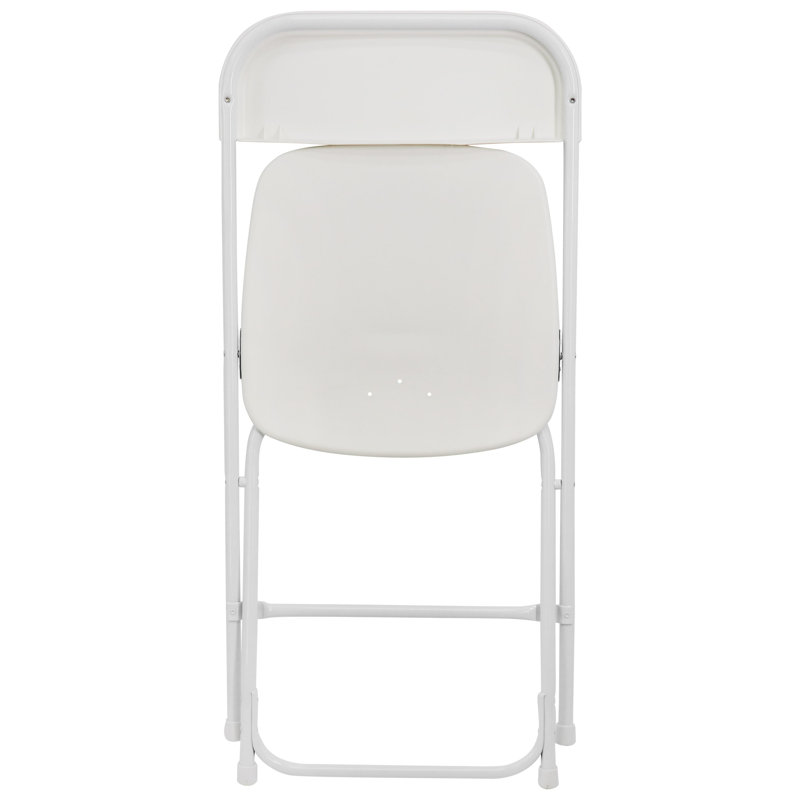 Ensemble de chaises pliantes empilables en plastique / résine Le Solar, Blanc