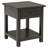 Thurston 1-drawer Wood End Table with Shelf Distressed Java-542771383