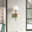 Hallas 1-Light Dimmable Oil Rubbed Bronze/Brass Wallchiere