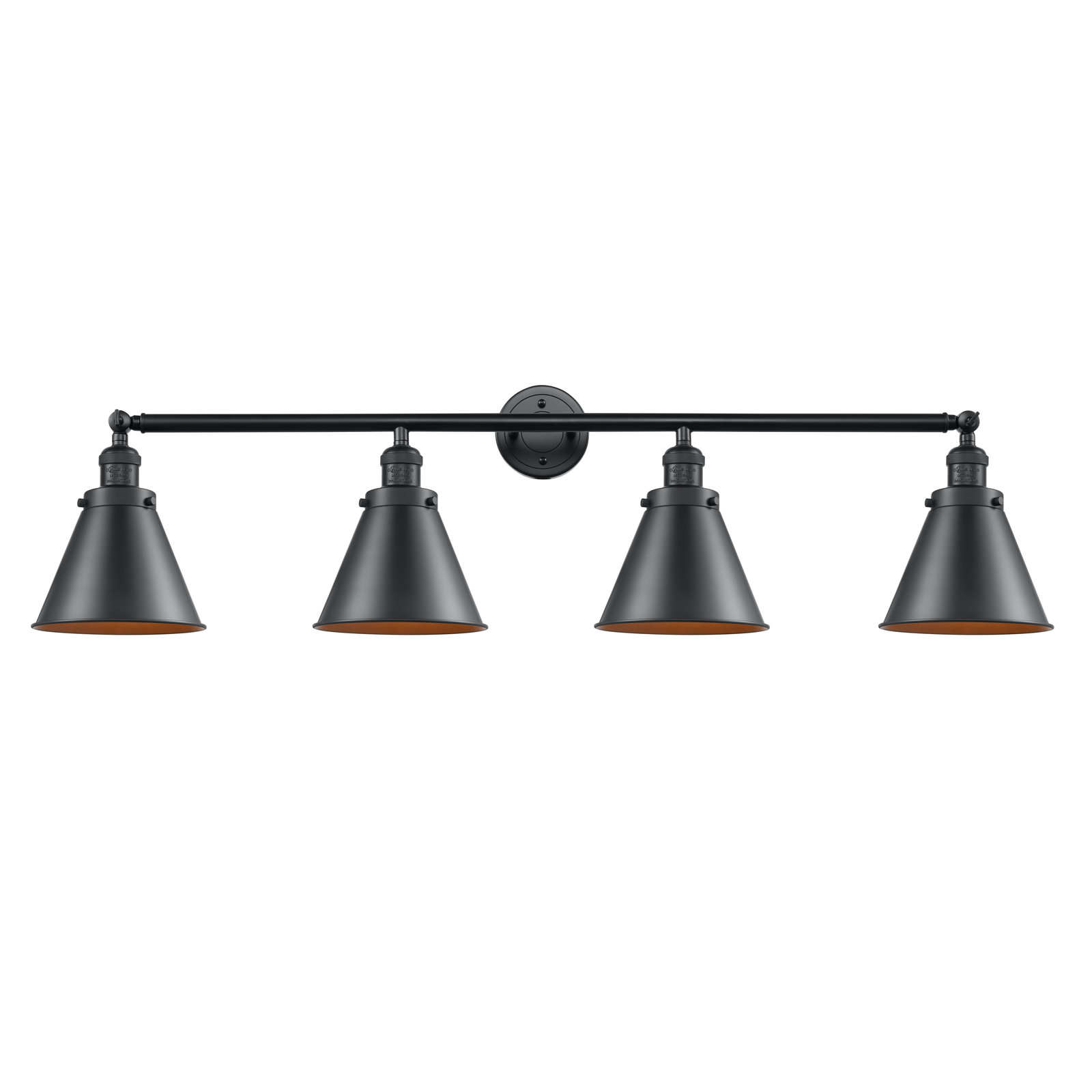 Rouvin 4 Light Dimmable Vanity Light, Oil Rubbed Bronze