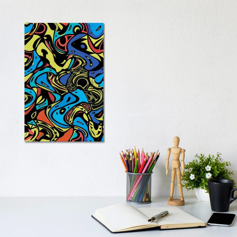 Psychedelic Renaissance I 1 Piece Wrapped Canvas Wall Art