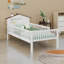 Lit plateforme en bois avec tête de lit en forme de maison, DEL et rangement intégré-1654357458-1654357457
