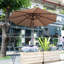 274.32cm Lighted Tilt Market Parasol-2035970151