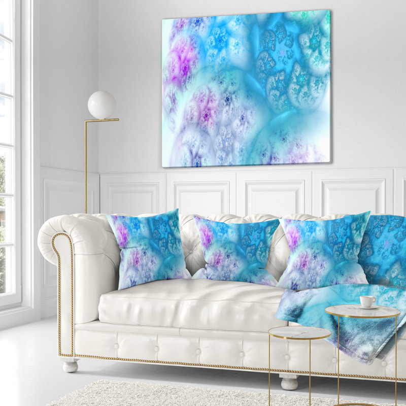 Oreiller en ciel clair transparent Abstract, 18 po x 18 po, Coussin décoratif