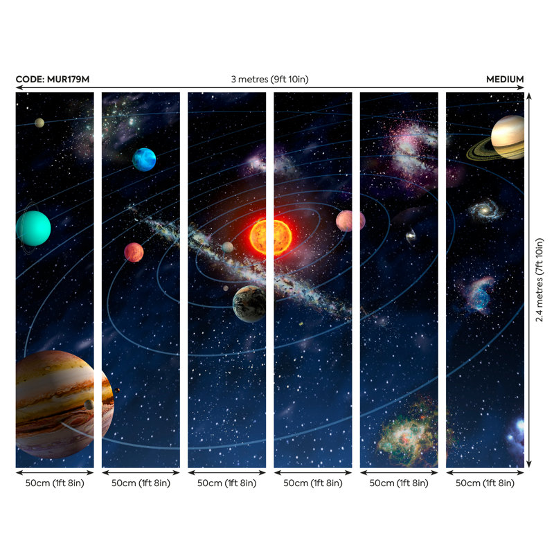 Carbonell Matte Wall Mural, 240cm L x 300cm W