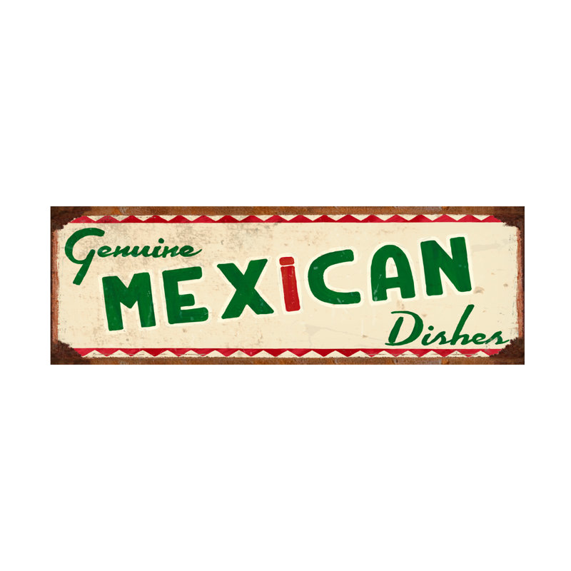 Véritable crème mexicaine sur toile par RetroPlanet, art sur toile