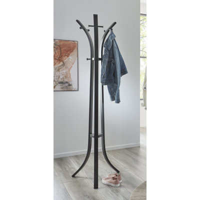 Sparta Steel Freestanding 9 - Hook Coat Rack