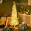 Arbre de Noël artificiel régulier (double) avec aiguilles blanches
