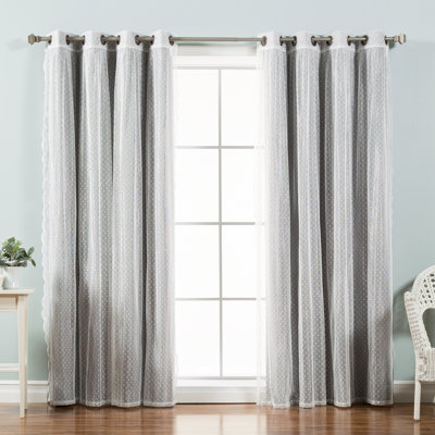 Paire de rideaux obscurcissant Tulle