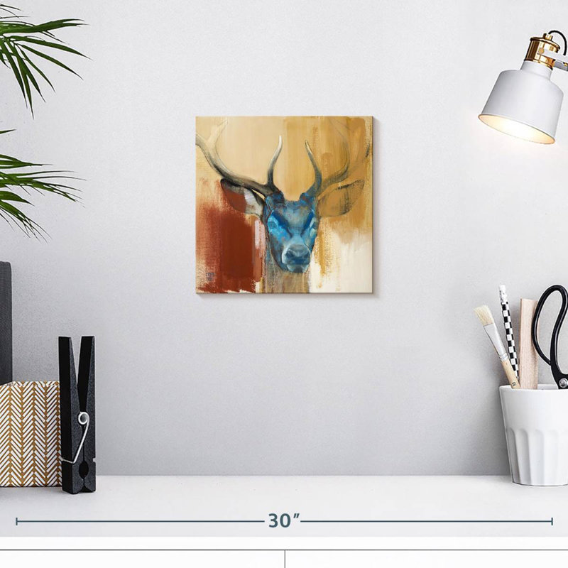 Brampt Mask Young Stag, 10" H x 10" W