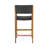 GENESEE WICKER & WOOD BAR STOOL