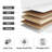 Primed Slab Door 5-Paneled Solid Core Wood Standard Door Without Hardware Kit-109076564