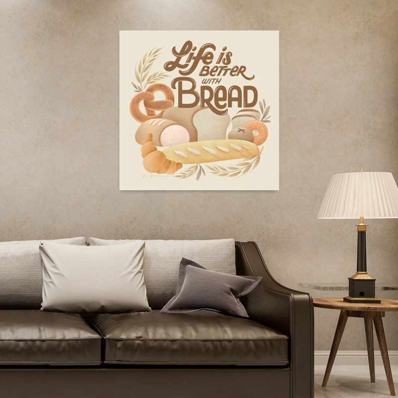 Art contemporain de pâtisserie «I Warm With Bake», H 32 po x l 32 po