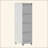 4 Drawer Metal Locking Vertical File Cabinet On Wheels – Heavy-Duty Lockable Cabinet For Home & Office-1674088027
