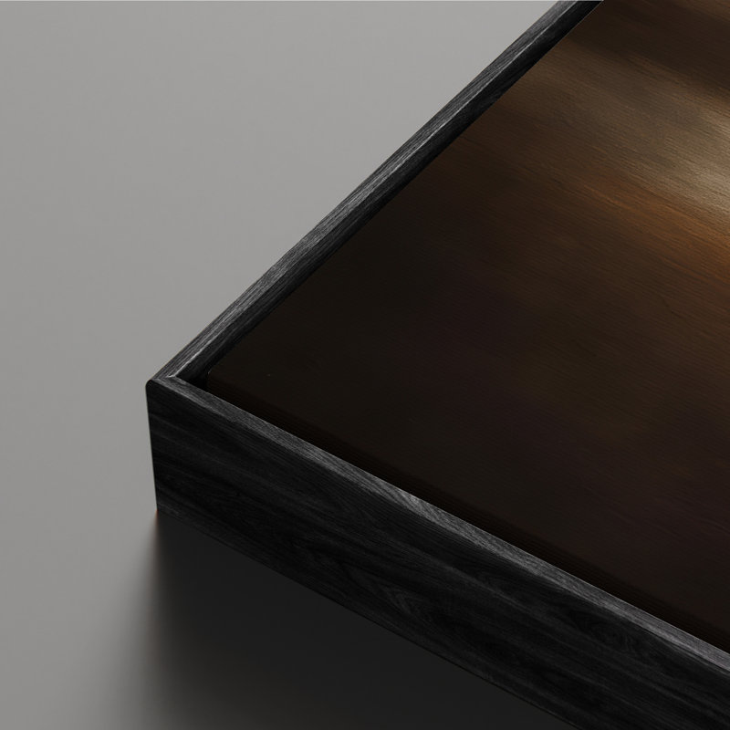 Art mural encadré sur toile, rétro muraux abstraits pour chambre à coucher, H 24 po x l 16 po, Noir