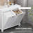 Versatile Bathroom Storage Cabinet With Tilt-Out Hamper And Independent Cabinets