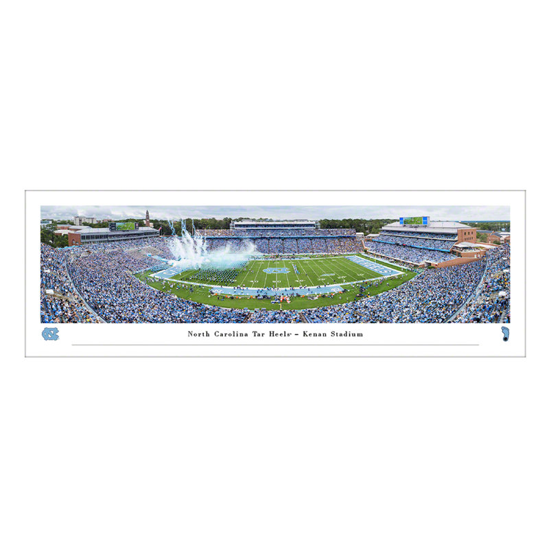 North Carolina Tar Heels - Kenan Stadium sur papier par James Blakeway, reproduction