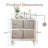 31" 2 Door Accent Cabinet-119317727