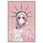 Statue de Glam, art mural rose sur toile par Art Remedy-107430896-107430887