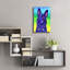 «Colorful Black German Shepherd» par Rebecca Wang Art-2044169763