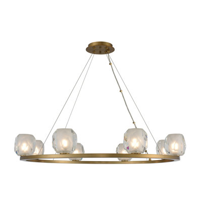 Stella 8 LT Winter Brass Multi-Pendant Kalco