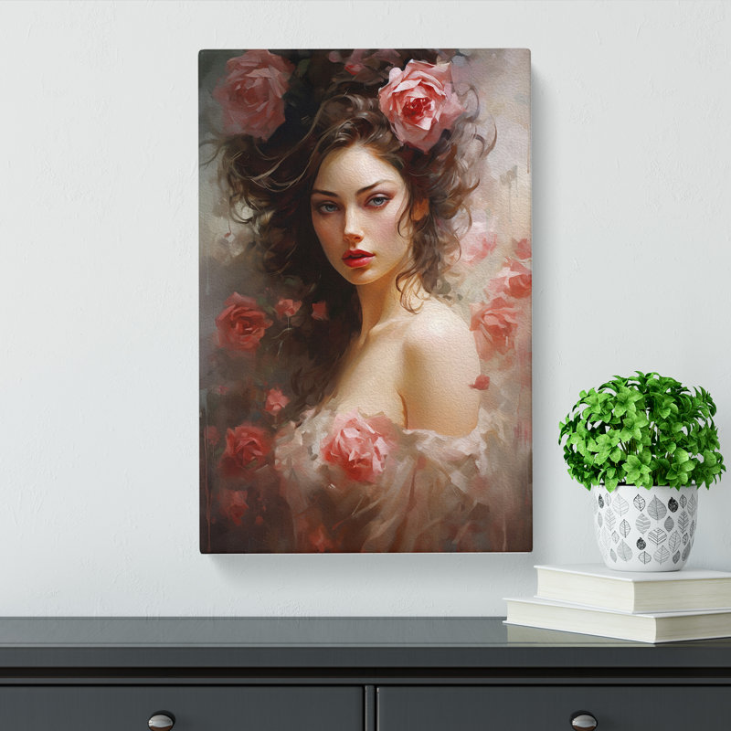 Rose Romanticism No.2 - Print, 76cm H x 50cm W x 3cm D