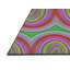 Tapis rose motif/rouge/vert-99595111
