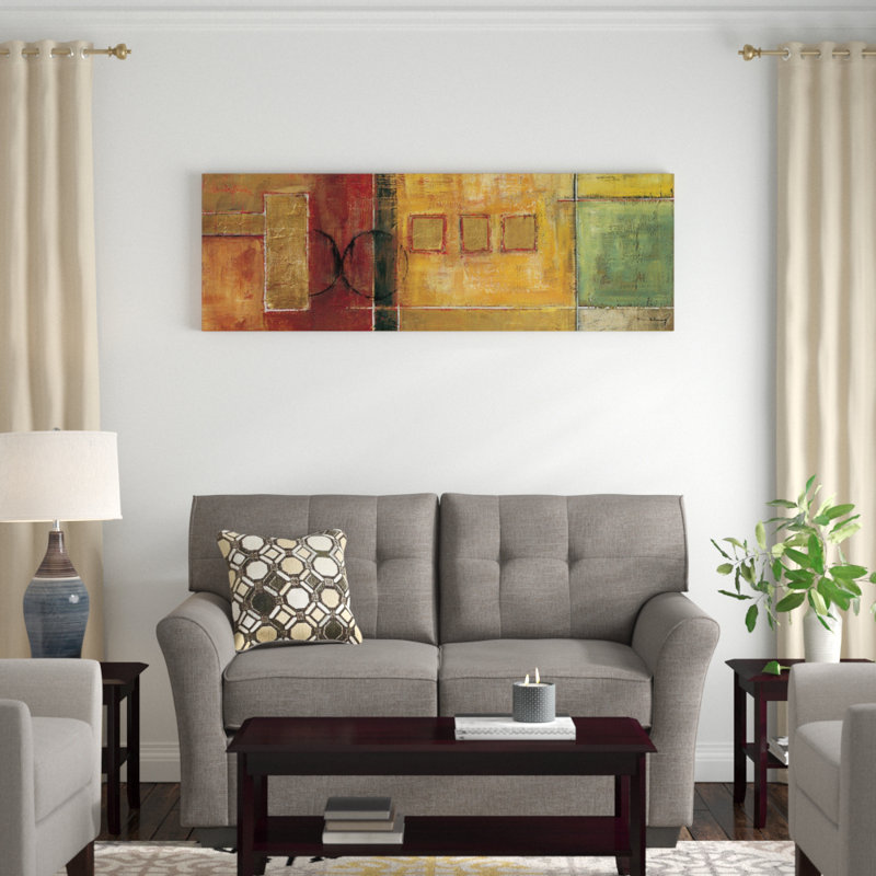 « harmonie i », reproduction d’art sur toile, H 24 po x l 72 po x P 1,5 po