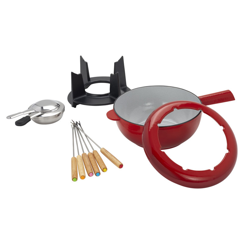 Cast Iron Fondue Set