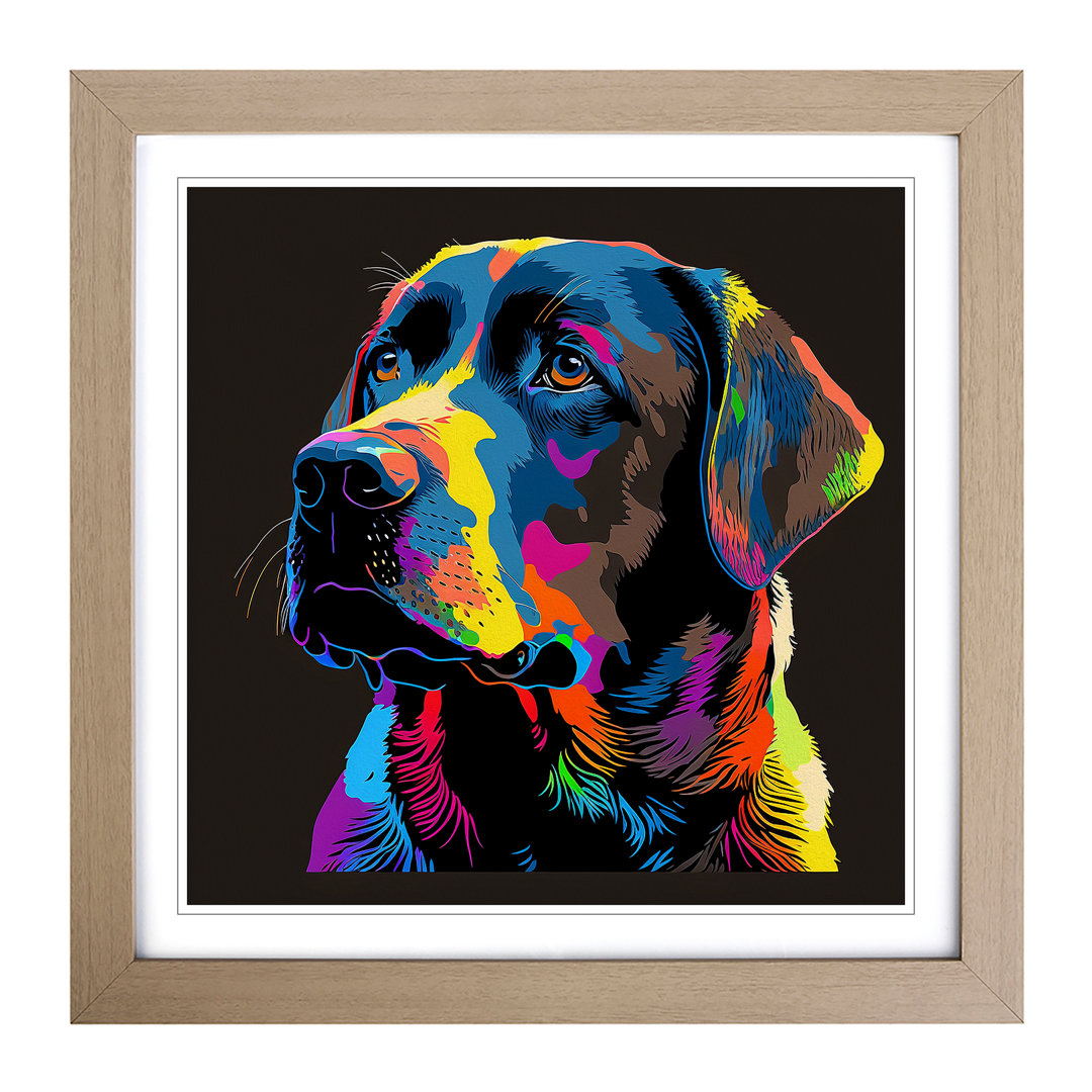 Labrador Retriever Pop - Framed Print