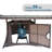 4-Seat Square Fire Pit Table