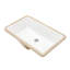 Lavabo de salle de bain encastré en porcelaine blanche 21 po x 13 po encastré sous le comptoir