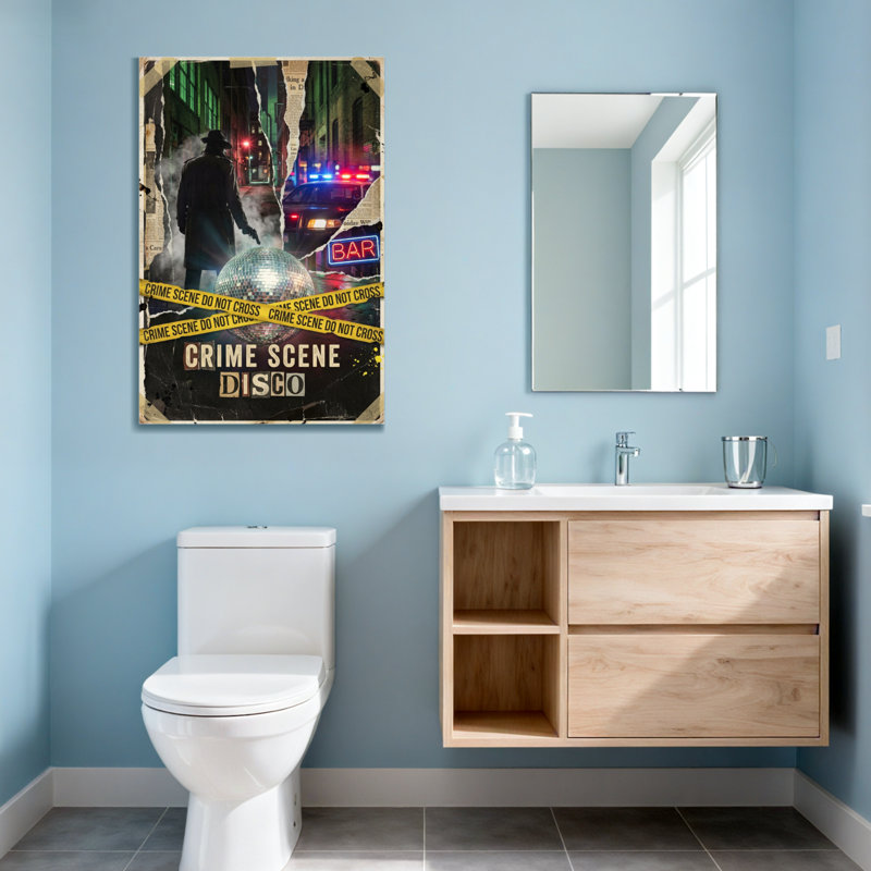 Enseigne de bar de voiture de police, H 30 po x l 20 po