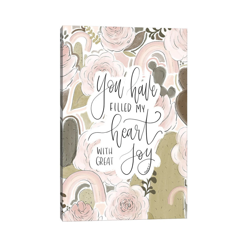 Psalm 4:7 by Katie Bryant - Wrapped Canvas Print, 66.04 cm H x 45.72 cm W x 3.175 cm D