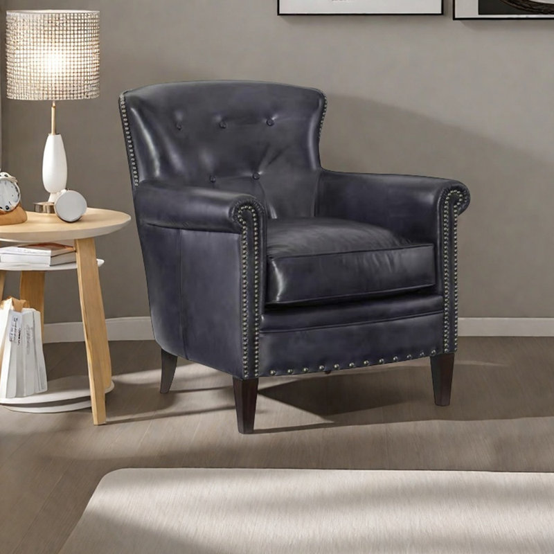 Chaise longue en similicuir de luxe léger