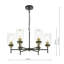 6 - Light Satin Black Pendant