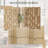 8 Panel Folding Room Divider Screen Privacy Screen Freestanding